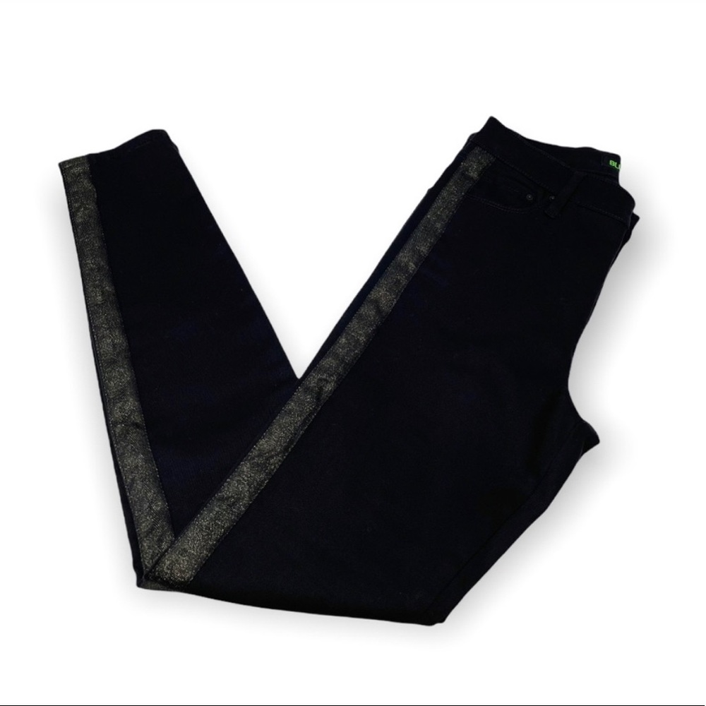 Blue Revival Sienna Black Jean with Gold Tuxedo Stripe (NWT) - Picture 5 of 10